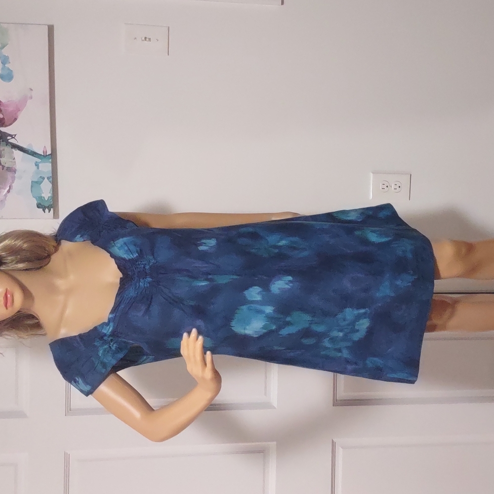 Lucky brand 65%cotton 35% silk like new dress small